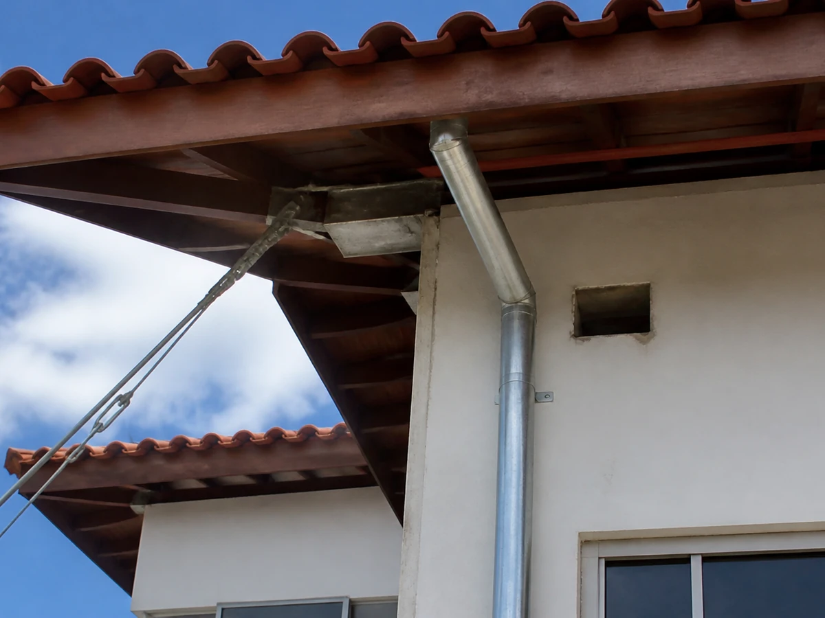 Telhado e tubulações avaliados como possíveis rotas de rato de telhado