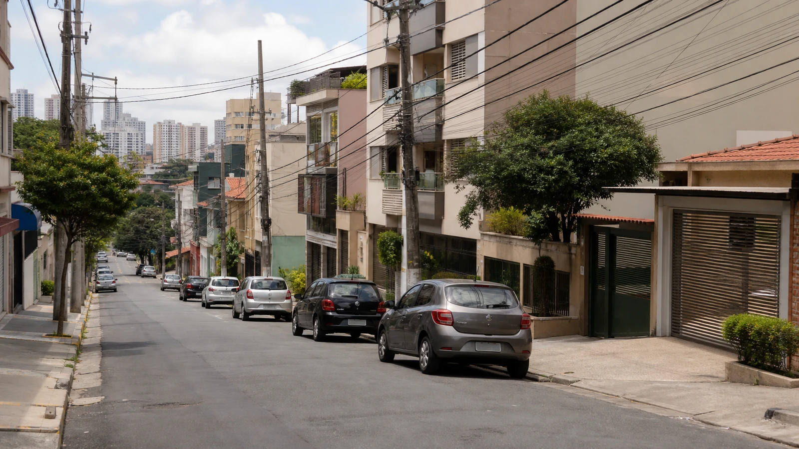 Contexto urbano residencial e comercial da Zona Norte de São Paulo