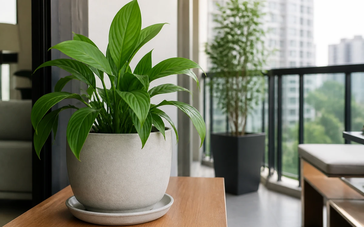 Vaso de planta avaliado como possível ponto de água acumulada